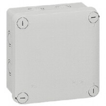 Legrand - Aftakdoos Plexo vierkant IP 55 waterdicht - grijs - 7 ing.