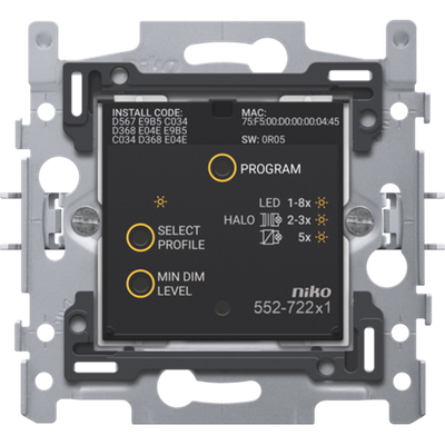 Geconnecteerde dimmer, sokkel, 3 – 200 W, 2-draads, 60 x 71 mm, klauwbevestiging, Zigbee®