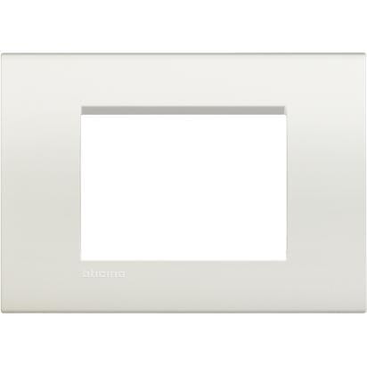 BTICINO - LivingLight - Rechthoekige afdekplaat 3 modules wit BTICINO - LivingLight - Rechthoekige afdekplaat 3 modules wit