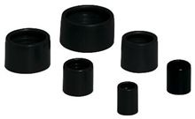 HELIA - Buisingang, slagvast, ¥ 16 mm - halogeenvrij - zwart RAL 9005 (100X)