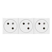 Legrand - Mos.Link ctdoos 3x2P+A vlak 45°-6 mod wit