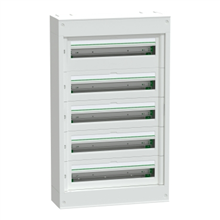 Schneider Residential - PrismaSeT S - Modulaire kast - 5x24 modules - zonder deur - wit