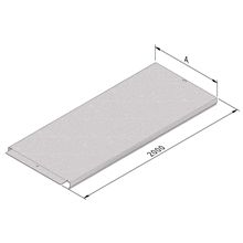 Kabelbaan deksel klipsbaar B=150MM, L=2000MM