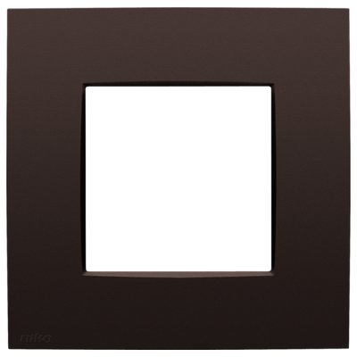 Enkelvoudige afdekplaat, Niko Intense dark brown coated