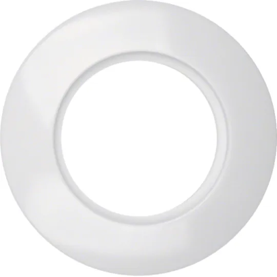 HAGER - Afdekplaat pvc 1-voudig Serie 1930 polarwit, glanzend
