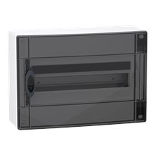 Schneider Residential - PrismaSeT XS - opbouw - 1 rijen - 18M - transparante deur - wit