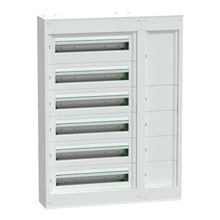 Schneider Residential - PrismaSeT S - Modulaire kast met koker - 6x24 modules - zonder deur - wit