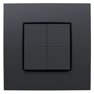 Niko dimschakelaar voor het Hue systeem, anthracite coated