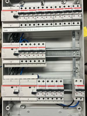 ABB voorbedrade zekeringkast 54 modules Type 13