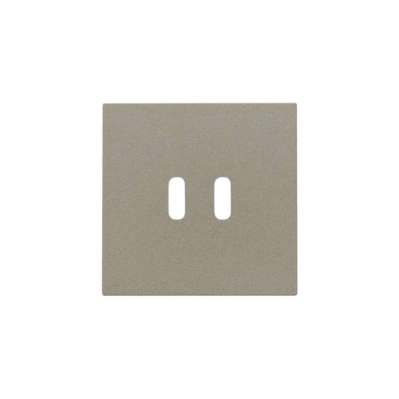 Afwerkingsset voor dubbele smart USB-C-lader, bronze coated