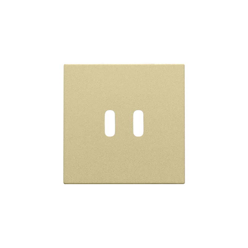 Afwerkingsset voor dubbele smart USB-C-lader, gold coated