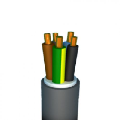 INSTALLATIEKABEL - XVB installatiekabel XLPE/PVC 1kV Cca s3d2a3 grijs 4G4mm²