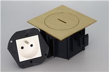 Arpi by Lithoss - Vloerstopcontact IP66- 2P+A-Messing
