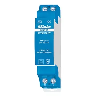 ELTAKO - Voedingsblok voor DIN-rail. 88..264V/24VDC 24W 1A