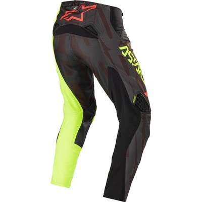 Alpinestars Techstar Factory Pant Zwart Geel Fluo