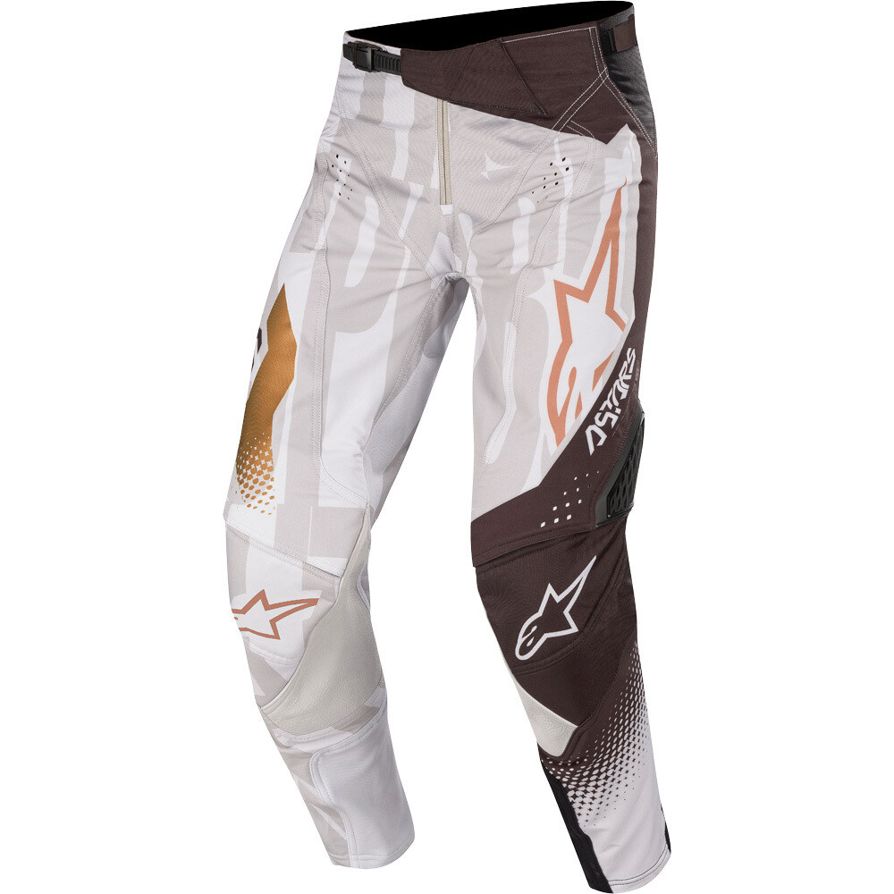 alpinestars racer factory kinderbroek gray black rust