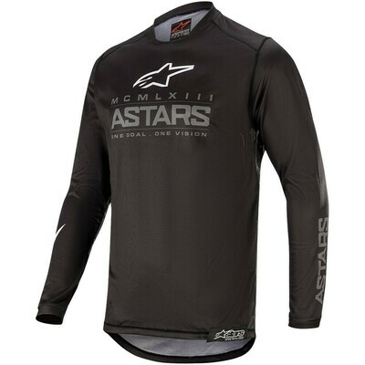 Alpinestars Racer Graphite Shirt  Zwart Antraciet