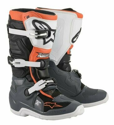 Alpinestars  Tech 7S  Zwart Grijs Wit Oranje