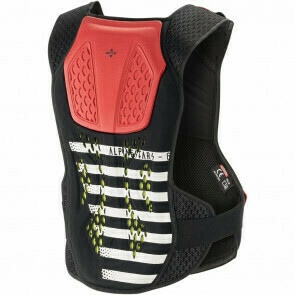 Alpinestars Sequence Bodyprotector Zwart Rood Wit