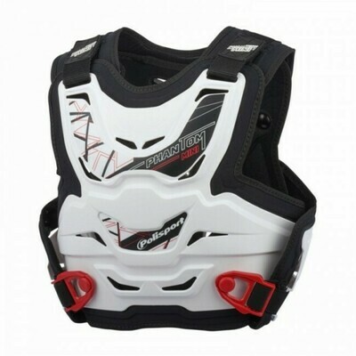 Polisport MINI Borstbescherming Phantom Lite - Wit