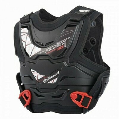Polisport MINI Borstbescherming Phantom Lite - Zwart