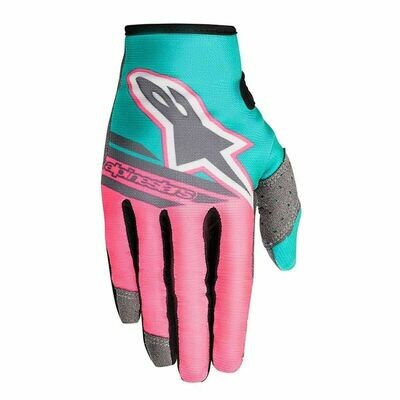 Alpinestars Handschoenen Limited Edition Indy Vice Radar Flight Gray/Pink/Turquoise-