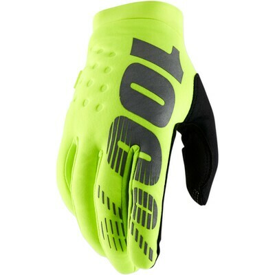 100% Brisker kids handschoenen voor koud weer  Flo geel
