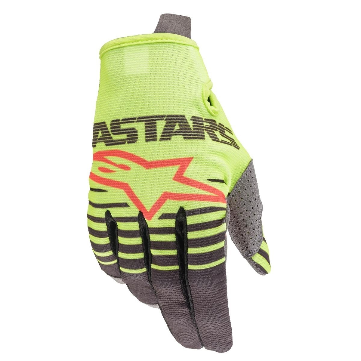 Alpinestars Radar gloves Geel Antraciet kids