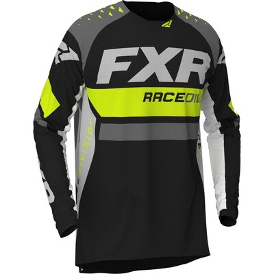 FXR Racing MX Revo Jersey Hi-Vis Zwart