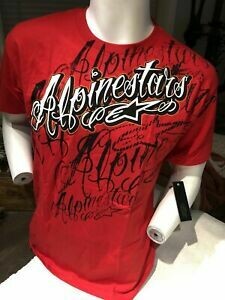 ALPINESTARS Silenced T-shirt CLASSIC FIT  rood