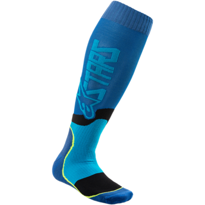 ALPINESTARS MX PLUS 2 SOKKEN BLUE CYAN