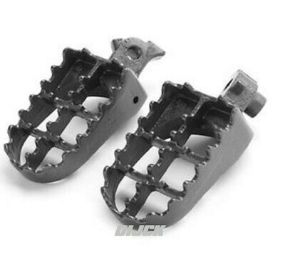 DIJCK Voetsteunen Staal CR125 / 250 95-99 / CR500 95-01 / YZ125 / 250 97-98 Grijs