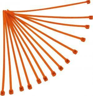 NYLON ZIP TIES 3,6X180MM - ORANGE