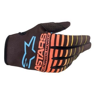 ALPINESTARS RADAR GLOVES BLK YEL FL COR KIDS