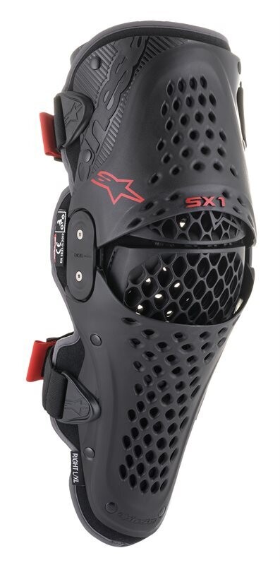 ALPINESTARS SX-1 YOUTH KNEE PROTECTOR BLACK RED