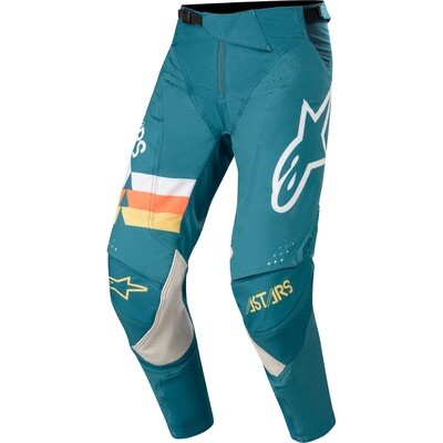 set alpinestars techstar venom petrol wit oranje broek 36 trui m