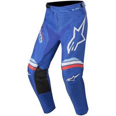 set alpinestars youth racer braap blue white broek 28 trui xl