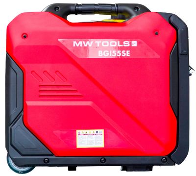 BGI55SE Geluidsarme benzine inverter generator 5,5 kW 230 V, met elektrische start en ATS contact.