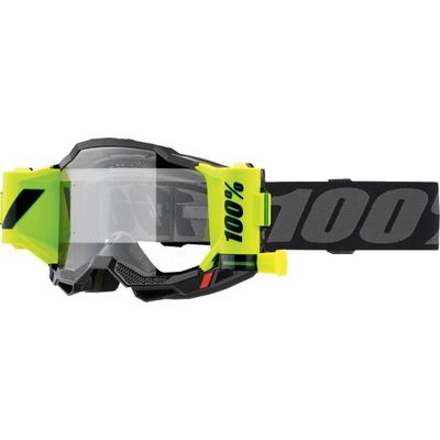 100% ACCURI 2 FORECAST GOGGLE BLACK CLEAR YOUTH