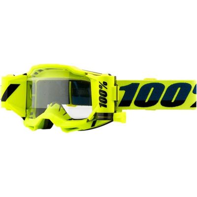 100% ACCURI 2 FORECAST YELLOW CLEAR LENS YOUTH