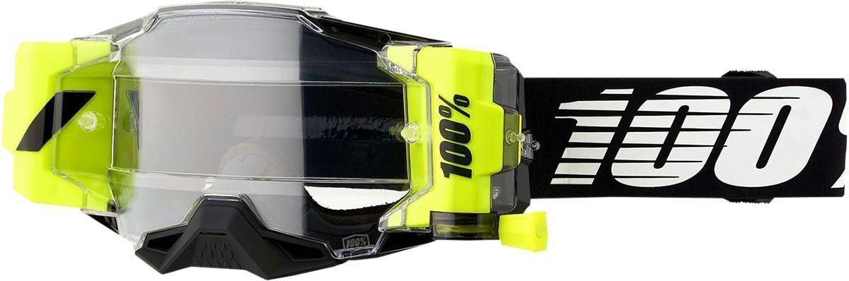 100% ARMEGA FORECAST GOGGLE BLACK CLEAR