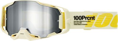 100% ARMEGA GOGGLE BARELY MIRROR SILVER