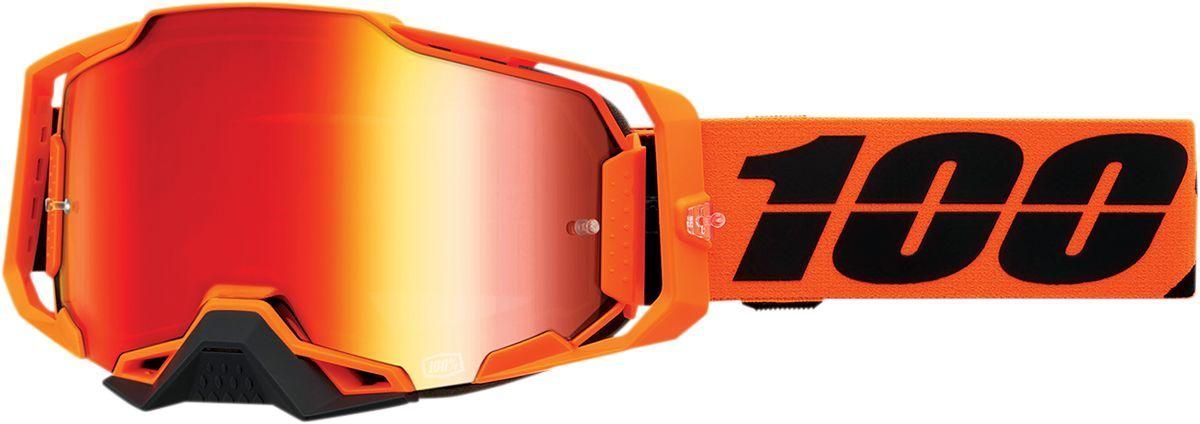 100% Crossbril Armega CW2 Spiegellens Rood