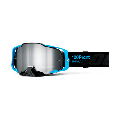 100% ARMEGA GOGGLE BARELY 2 MIRROR SILVER