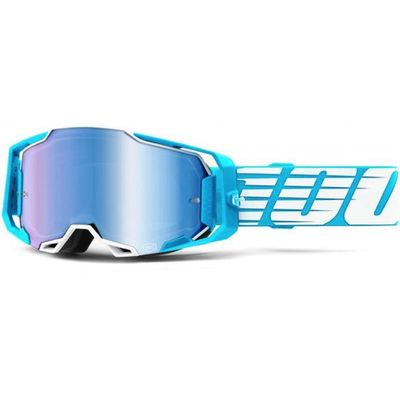 100% ARMEGA OVERSIZED SKY MIRROR BLUE LENS