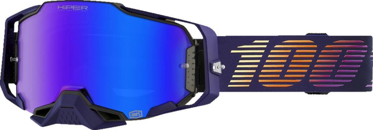100% ARMEGA  HIPER GOGGLE AGENDA MIRROR BLUE