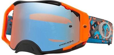 Oakley Airbrake MX Camo Vine Night Org Blue/ Prizm MX Sapphire