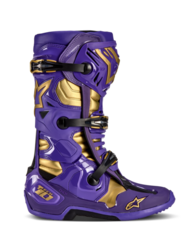 Alpinestars Tech10 LE Champ Boots Violet Gold