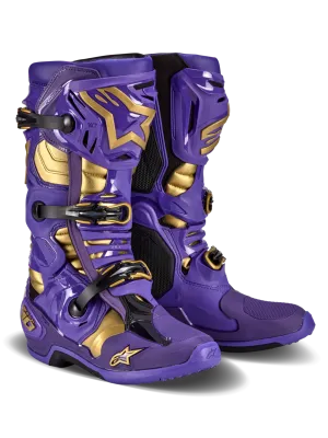 Alpinestars Tech10 LE Champ Boots Violet Gold