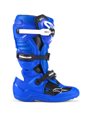 alpinestars tech 7s  blue black white youth